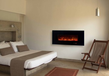 Fireplace-electric-bedroom